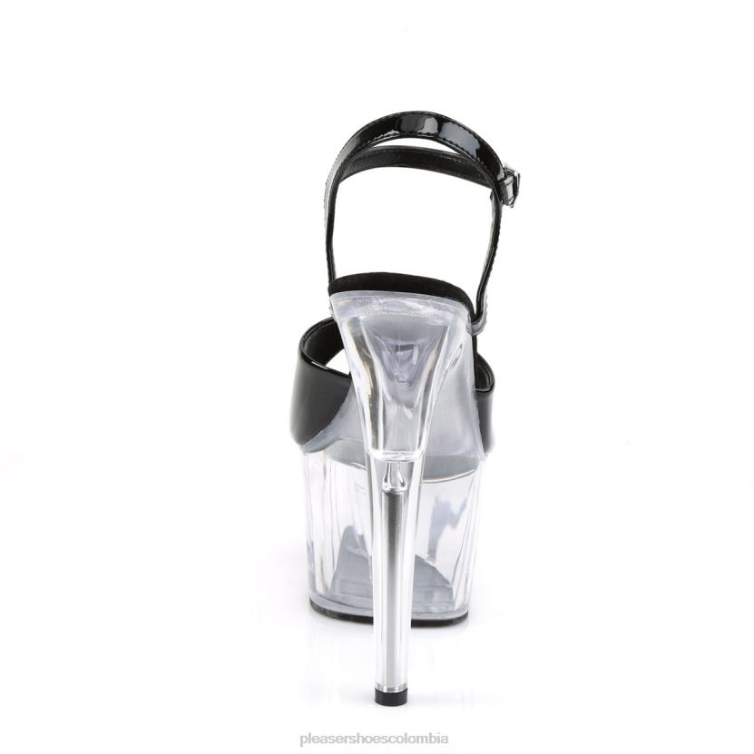 negro/claro 840P63 adorar-709 Pleaser Shoes