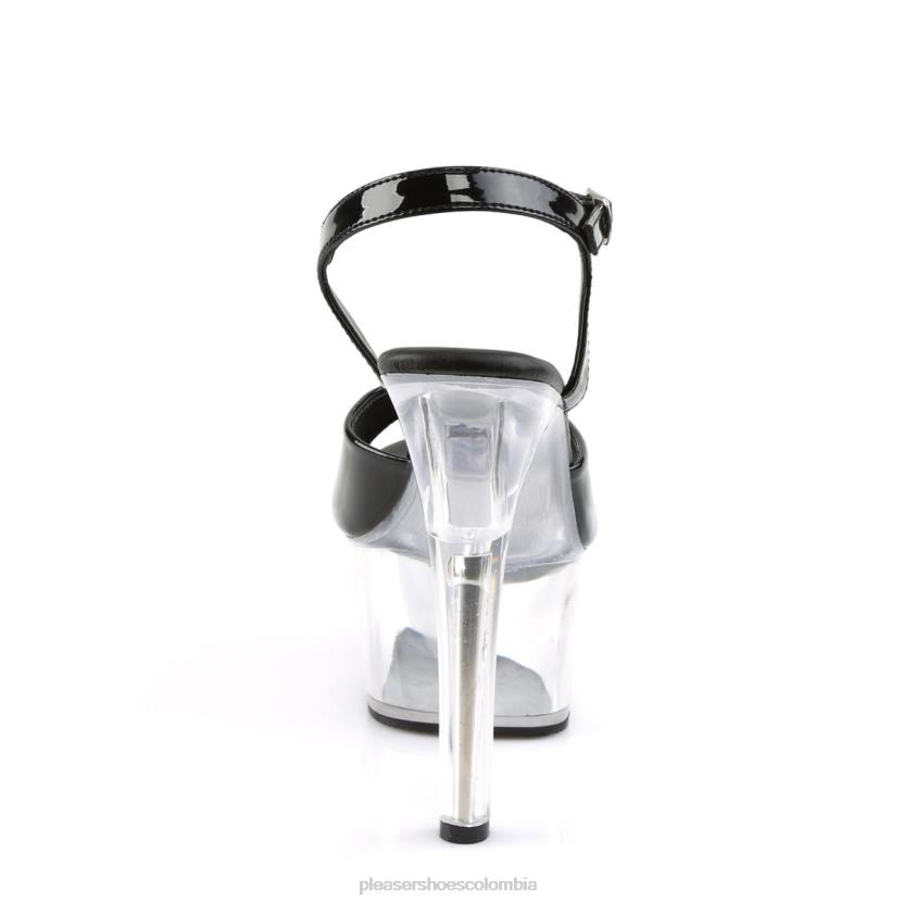 negro/claro 840P70 aspirar-609 Pleaser Shoes