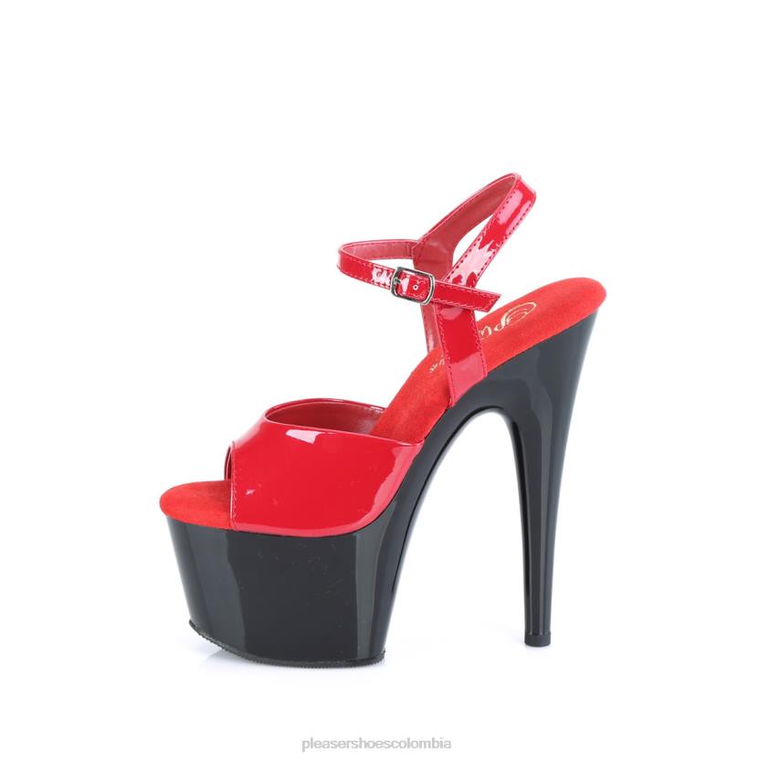 negro rojo 840P109 adorar-709 Pleaser Shoes
