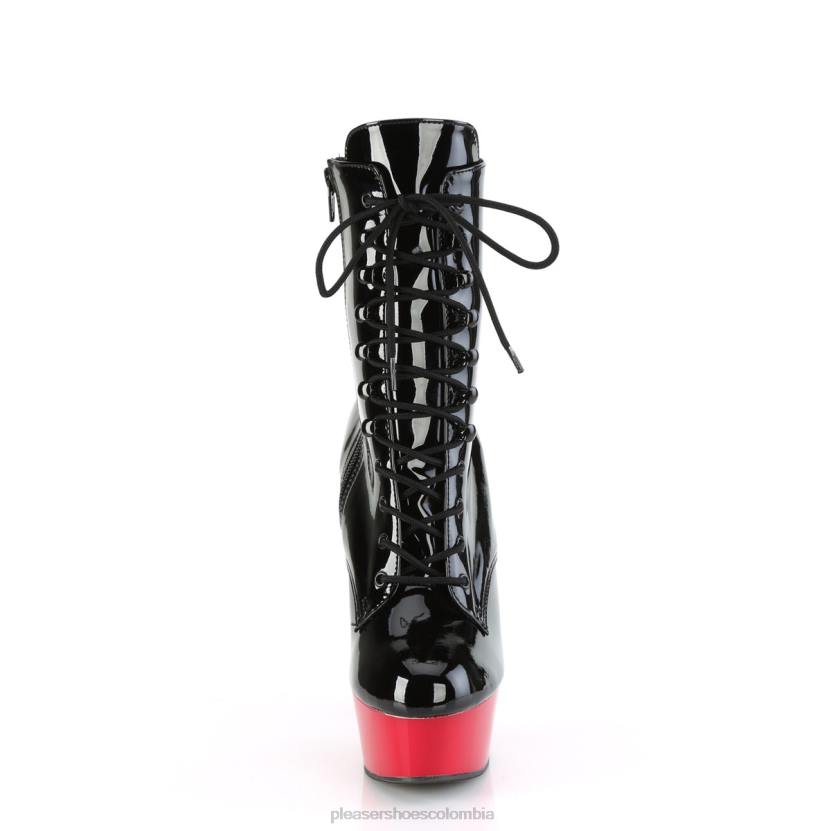 negro/rojo 840P45 delicia-1020 Pleaser Shoes