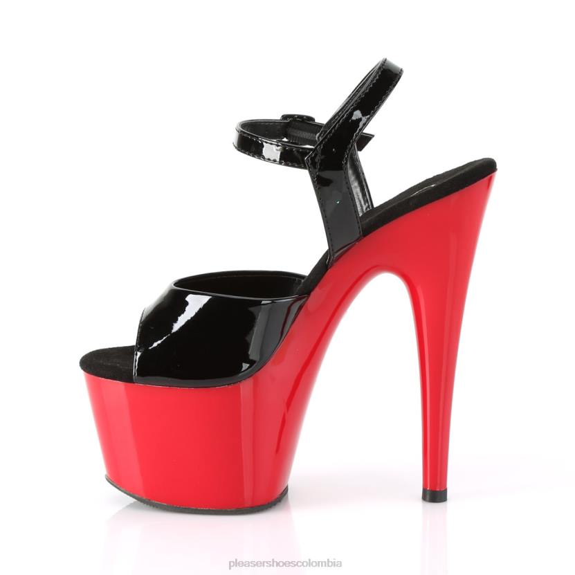 negro/rojo 840P65 adorar-709 Pleaser Shoes