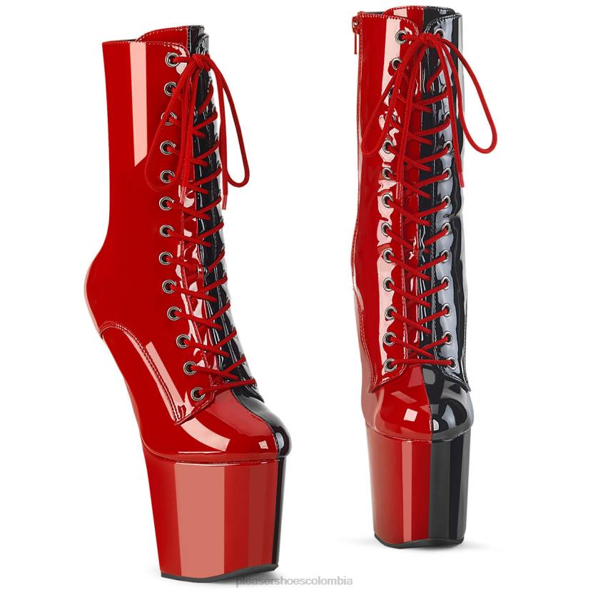 negro rojo 840P13 locura-1040tt Pleaser Shoes