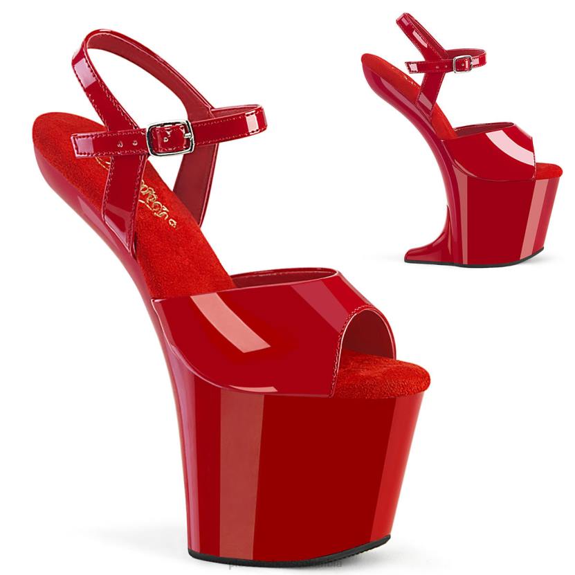 rojo 840P3 locura-809 Pleaser Shoes